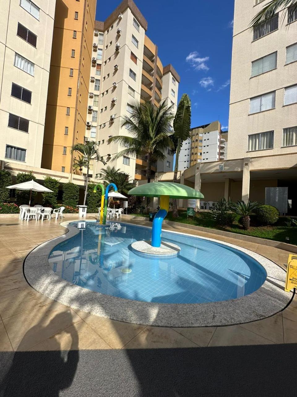 Апарт готель Caldas Novas - Prive Das Thermas II - Apto 3 Quartos - Parque Aquatico Екстер'єр фото